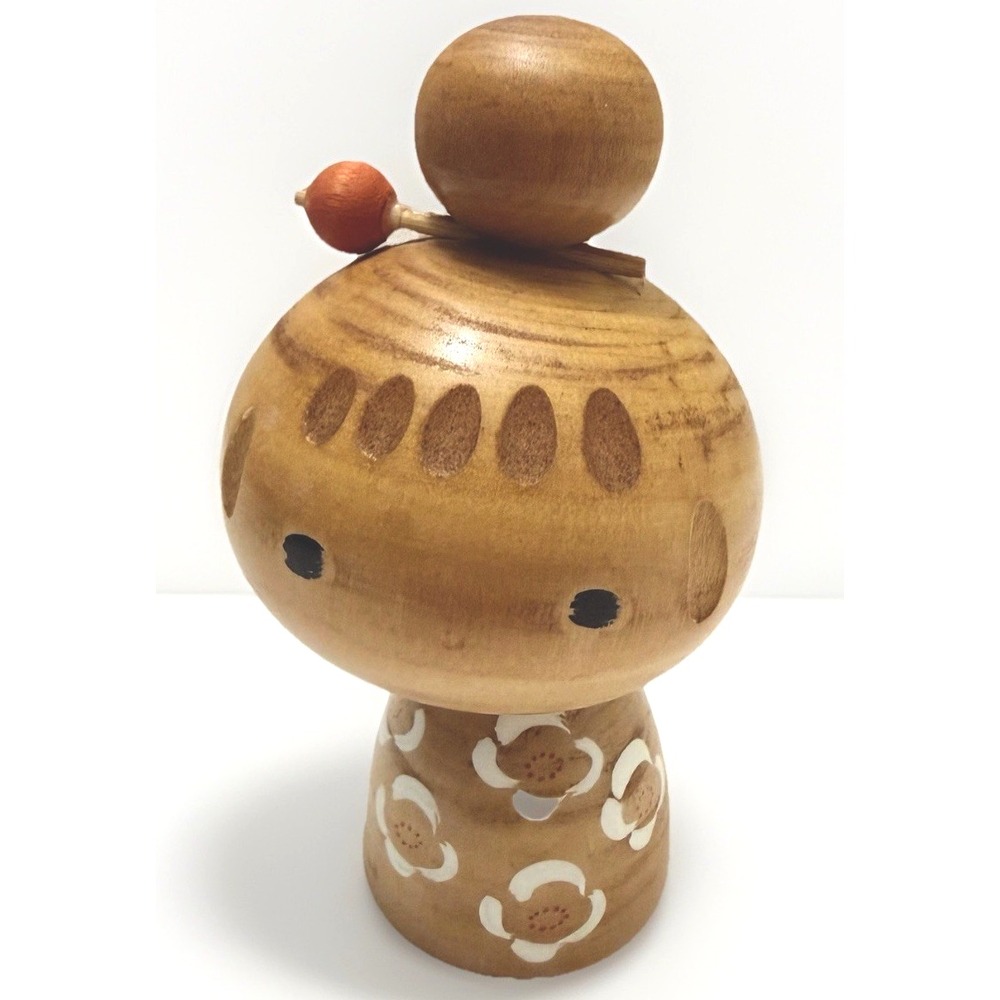 VTG Kokeshi Doll Folk Wood Hand painted Japan MCM Decor Japanese Rare Girl Retro